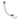 Hotbath Mate P032 badoverloop verlengd Geborsteld messing PVD productfoto
