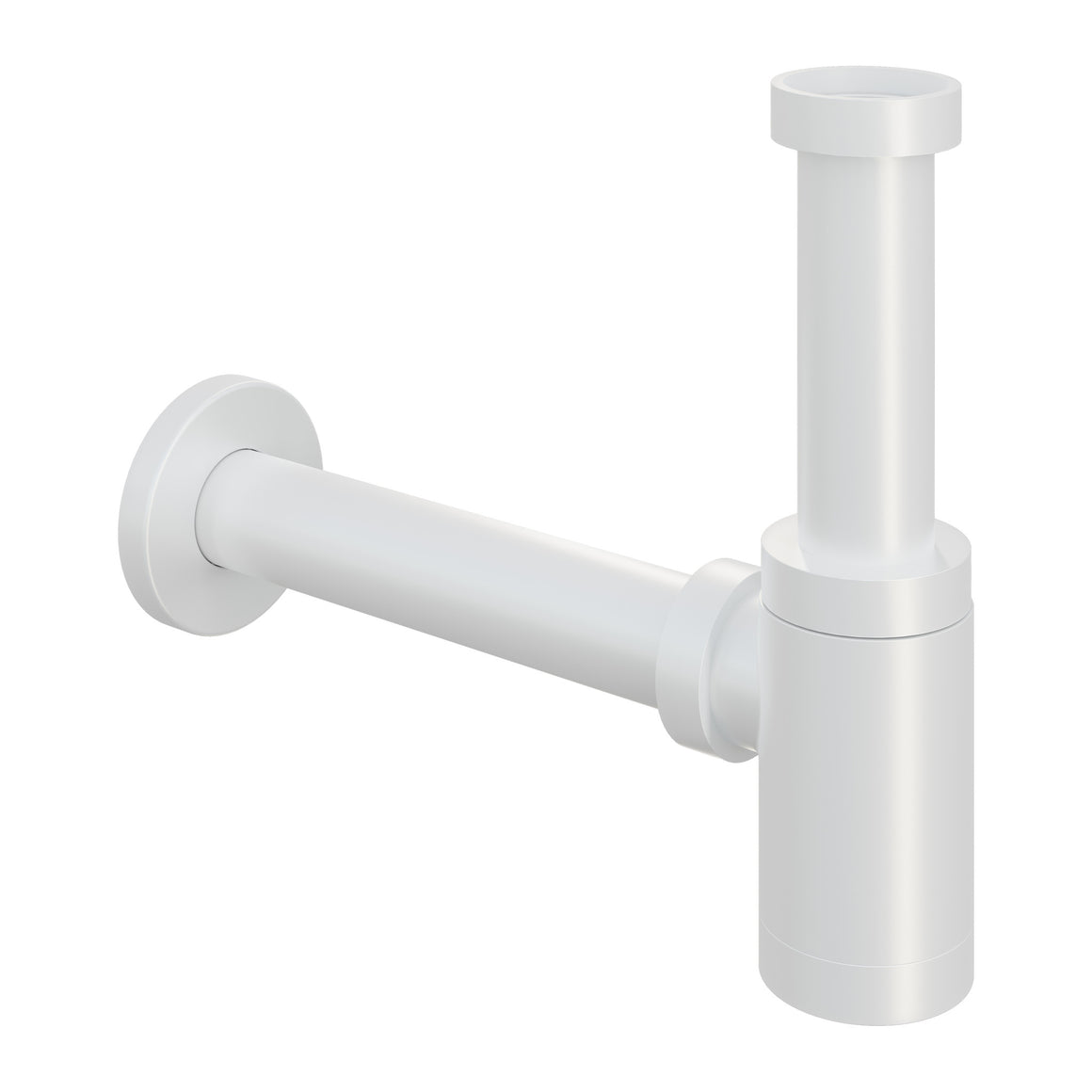 Hotbath Mate P034 fonteinsifon rond Mat wit productfoto