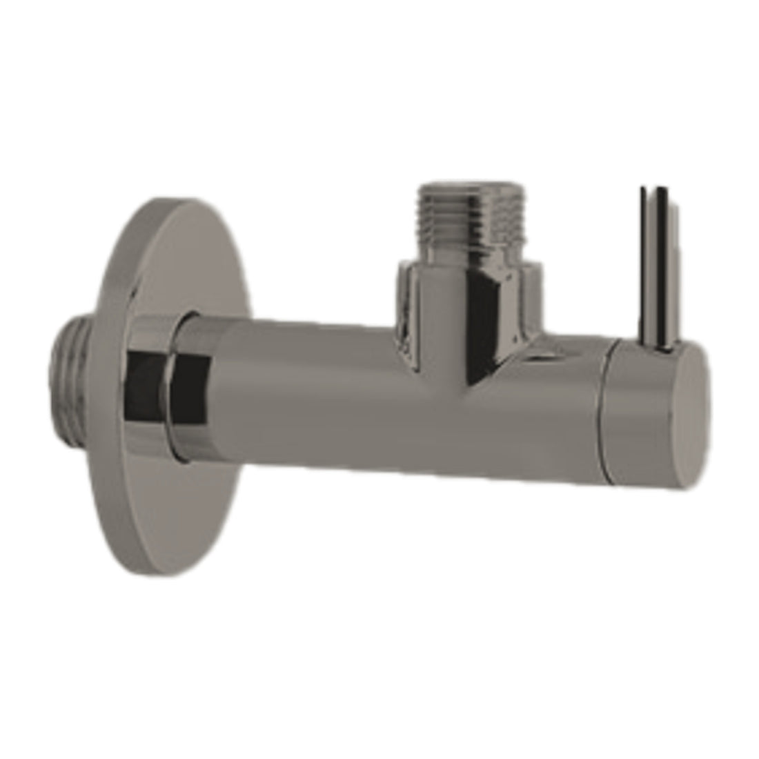 Hotbath Mate P2002 hoekstopkraan rond met filter 1/2" Verouderd ijzer productfoto (kleurimpressie)
