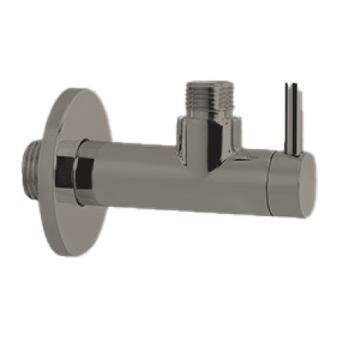Hotbath Mate P2002 hoekstopkraan rond met filter 1/2" Verouderd ijzer productfoto (kleurimpressie)