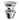 Hotbath Mate P708 always open afvoerplug rond Chroom productfoto