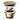 Hotbath Mate P708 always open afvoerplug rond Geborsteld messing productfoto