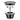 Hotbath Mate P708 always open afvoerplug rond Gepolijst zwart PVD productfoto