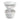 Hotbath Mate P708 always open afvoerplug rond Mat wit productfoto