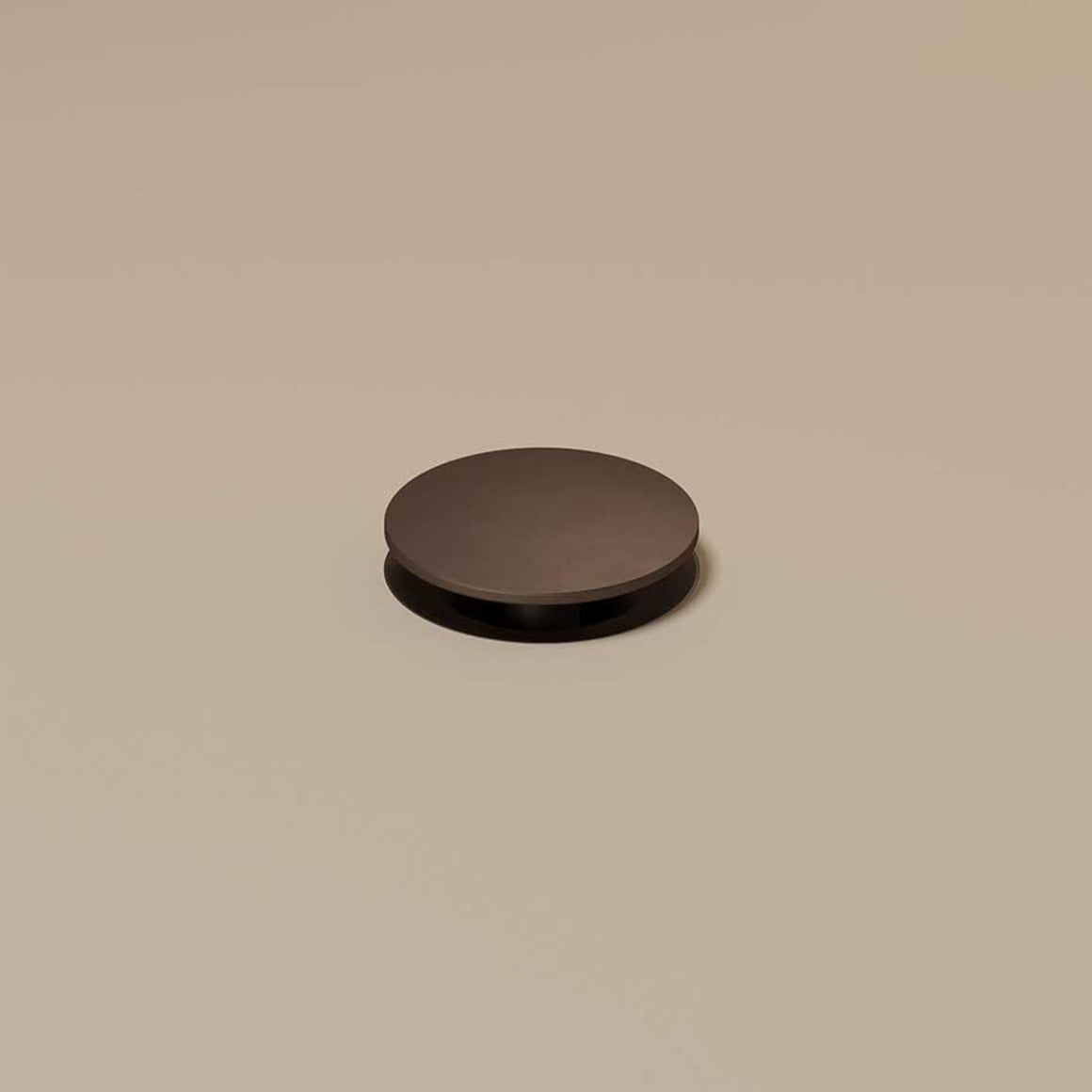 Hotbath Mate P708 always open afvoerplug rond Tuscan bronze productfoto