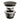 Hotbath Mate P708 always open afvoerplug rond Verouderd ijzer productfoto