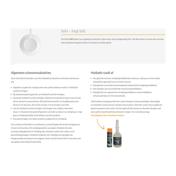 Hotbath Mate P710 clickwaste afvoerplug rond