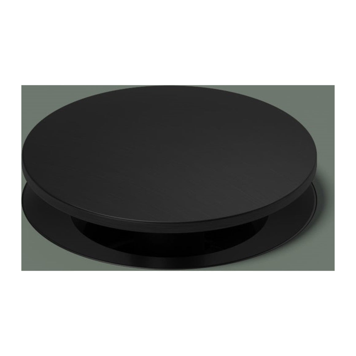 Hotbath Mate P710 clickwaste afvoerplug rond Geborsteld zwart PVD productfoto