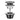 Hotbath Mate P710 clickwaste afvoerplug rond Gepolijst zwart PVD productfoto