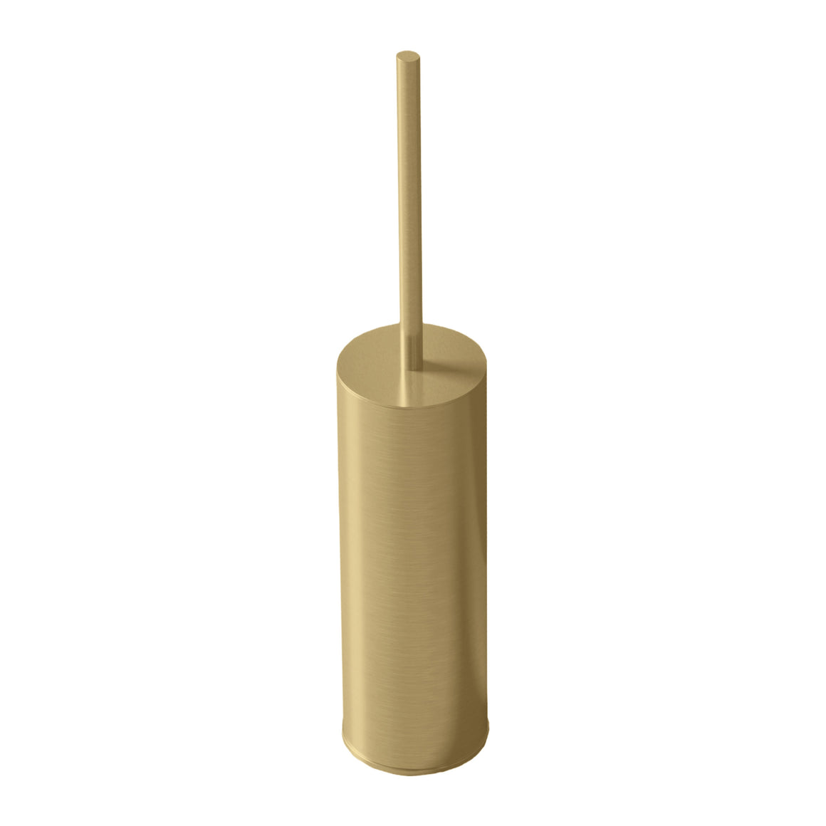 Hotbath &More ARA12 toiletborstelgarnituur vrijstaand RVS 316 Geborsteld messing PVD productfoto (kleurimpressie)