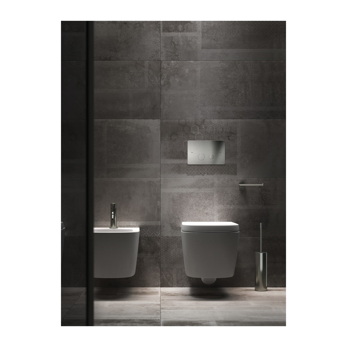 Hotbath &More ARA320 bedieningspaneel voor Geberit UP320/UP720 RVS 316 Geborsteld RVS productfoto