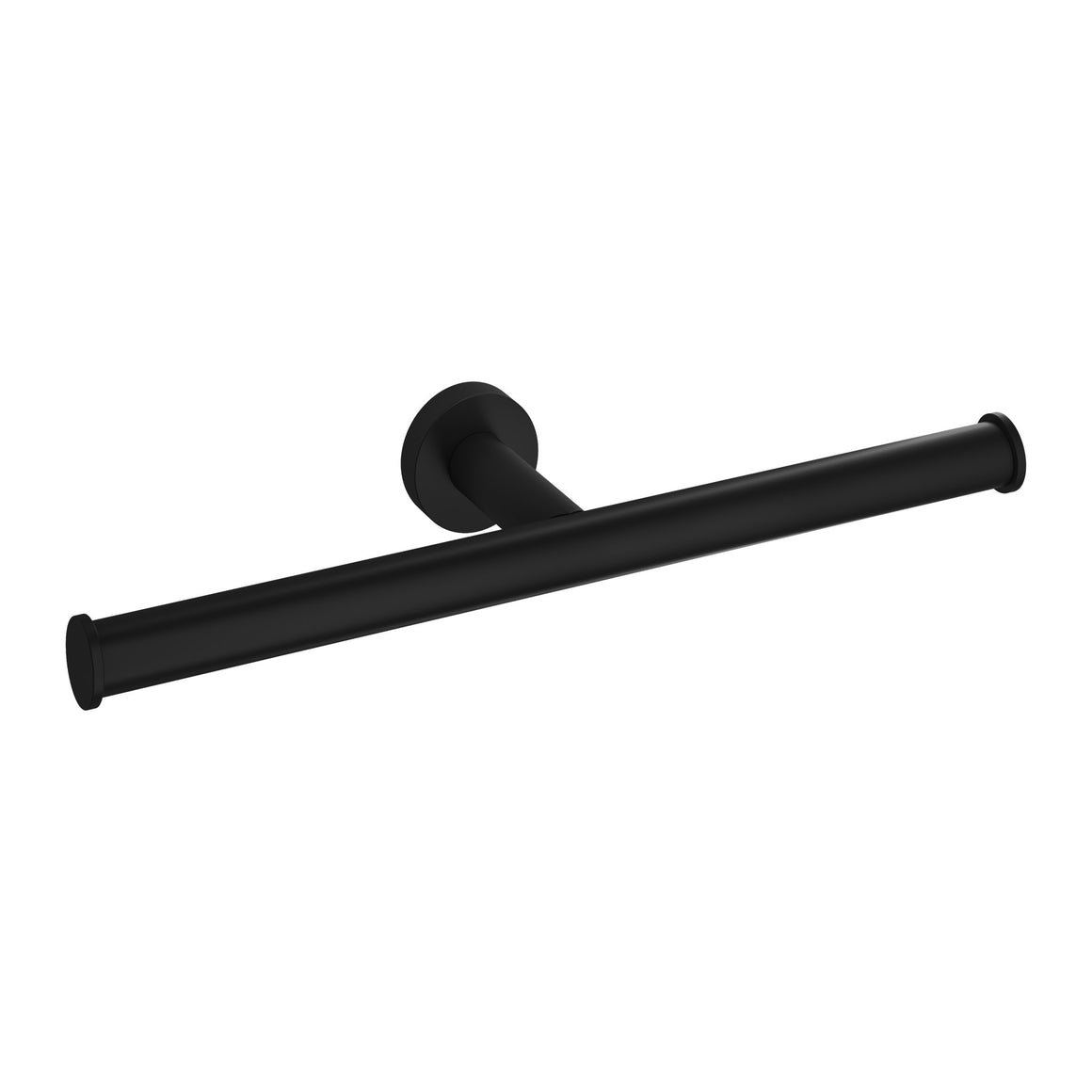 Hotbath &More BAA05 dubbele toiletrolhouder Living Colours Geborsteld zwart PVD productfoto