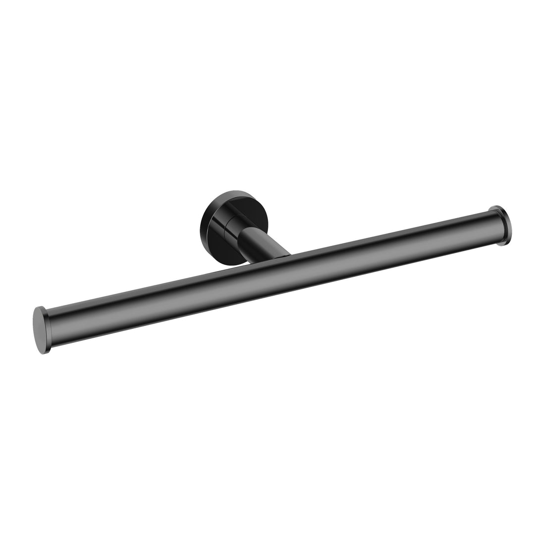 Hotbath &More BAA05 dubbele toiletrolhouder Living Colours Gepolijst zwart PVD productfoto (kleurimpressie)