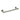Hotbath &More BAA06 handdoekstang 34 cm Living Colours Geborsteld nikkel productfoto