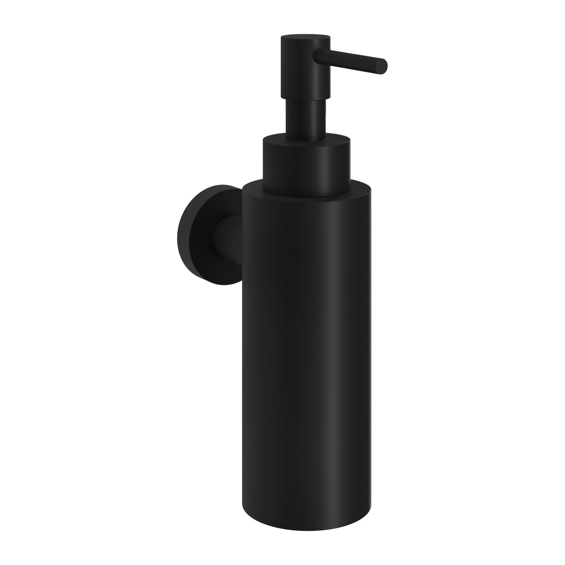 Hotbath &More BAA09 zeepdispenser wandmodel Living Colours Geborsteld zwart PVD productfoto