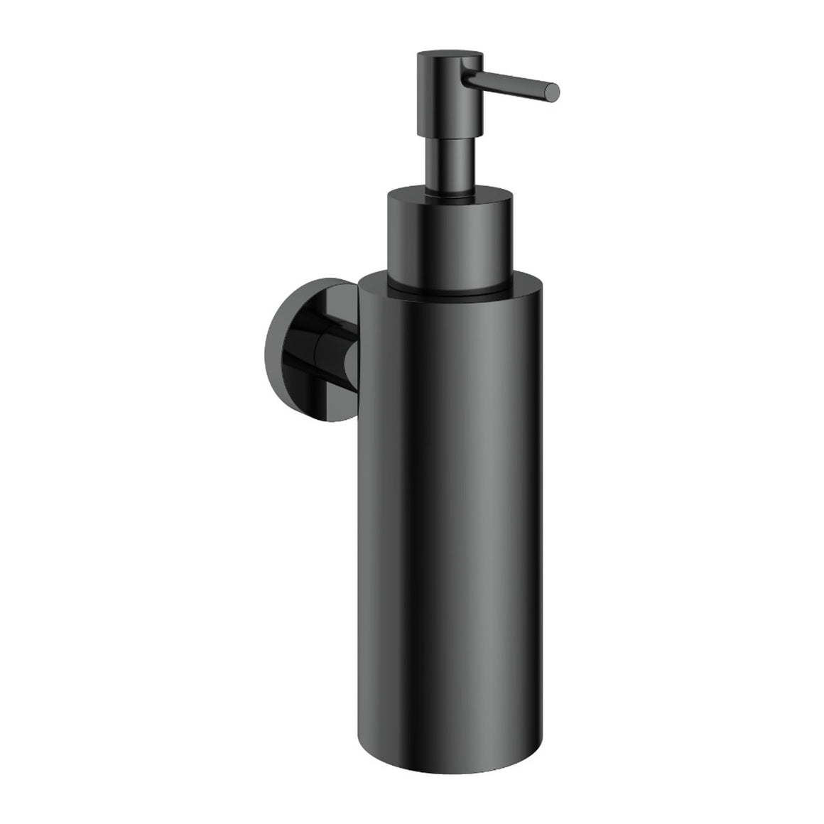Hotbath &More BAA09 zeepdispenser wandmodel Living Colours Gepolijst zwart PVD productfoto
