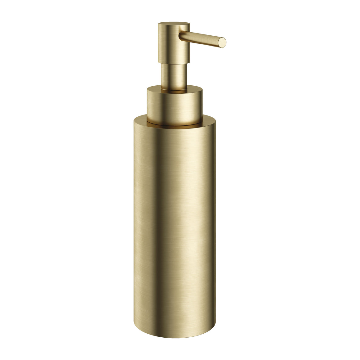 Hotbath &More BAA10 zeepdispenser vrijstaand Living Colours Geborsteld messing productfoto