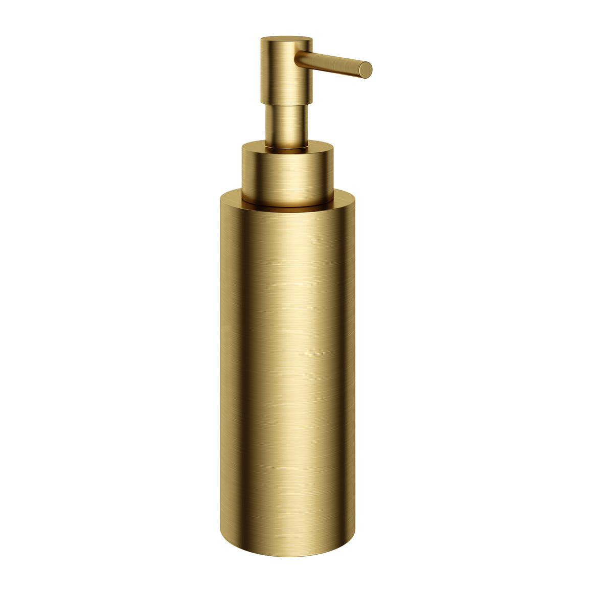 Hotbath &More BAA10 zeepdispenser vrijstaand Living Colours Geborsteld messing PVD productfoto
