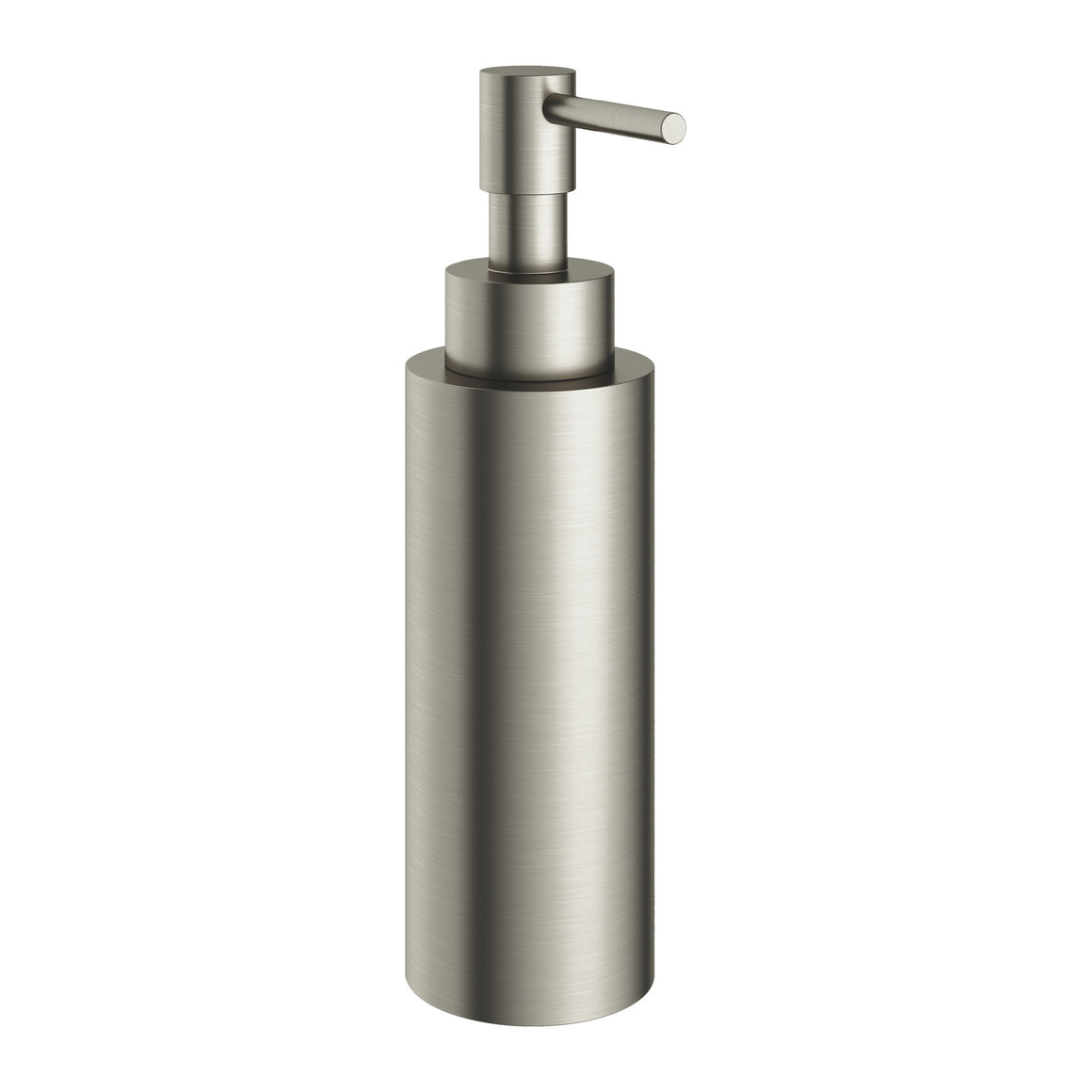 Hotbath &More BAA10 zeepdispenser vrijstaand Living Colours Geborsteld nikkel productfoto