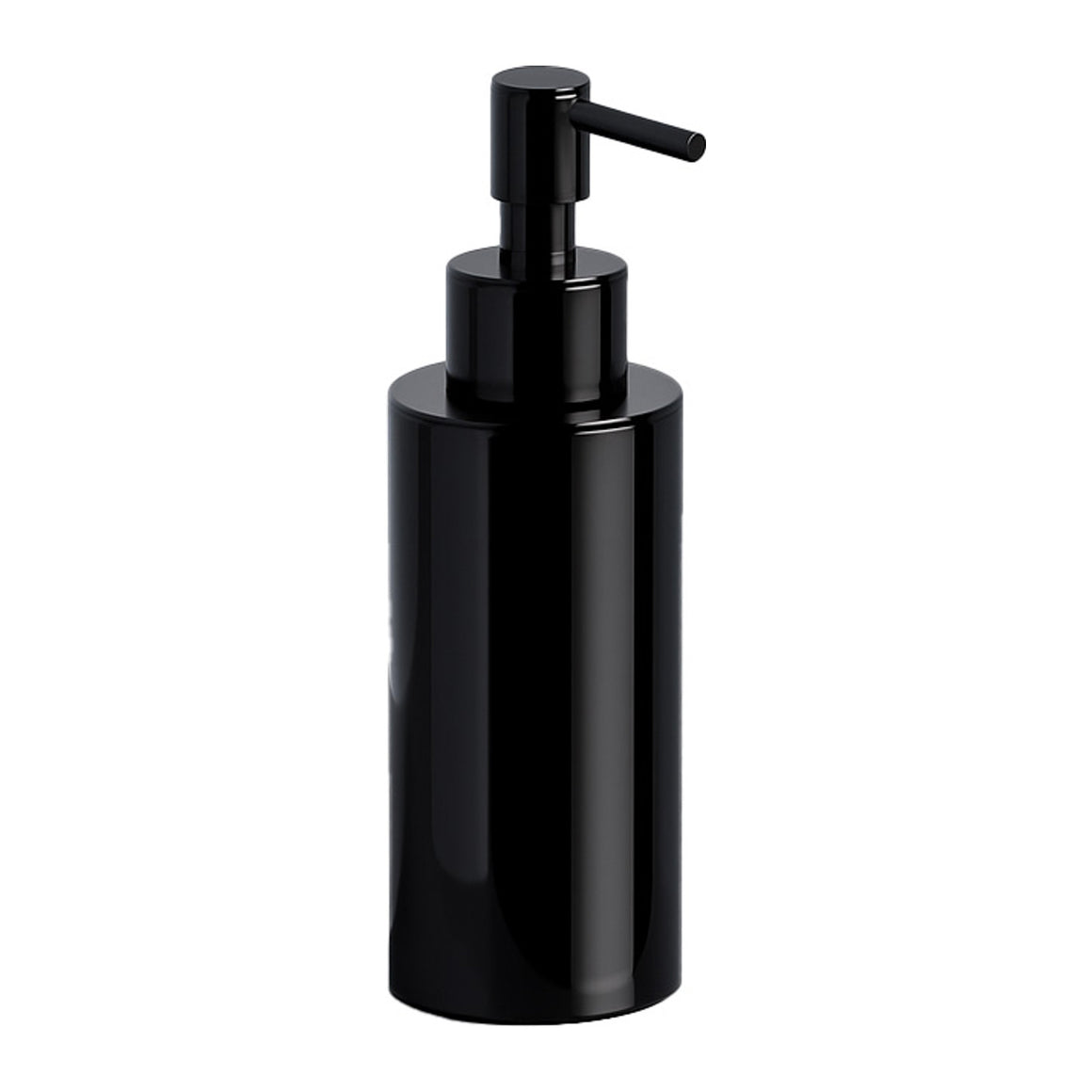 Hotbath &More BAA10 zeepdispenser vrijstaand Living Colours Gepolijst zwart PVD productfoto