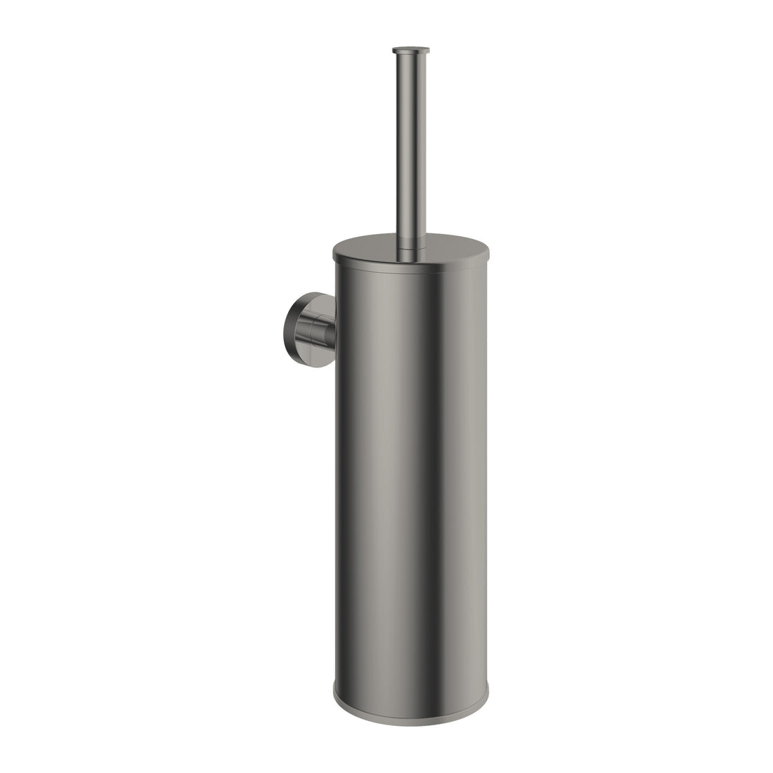 Hotbath &More BAA11 toiletborstelgarnituur wandmodel Living Colours Geborsteld gunmetal PVD productfoto (kleurimpressie)