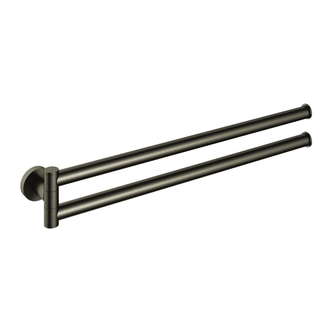 Hotbath &More BAA15 draaibare handdoekhouder Living Colours Geborsteld gunmetal PVD productfoto