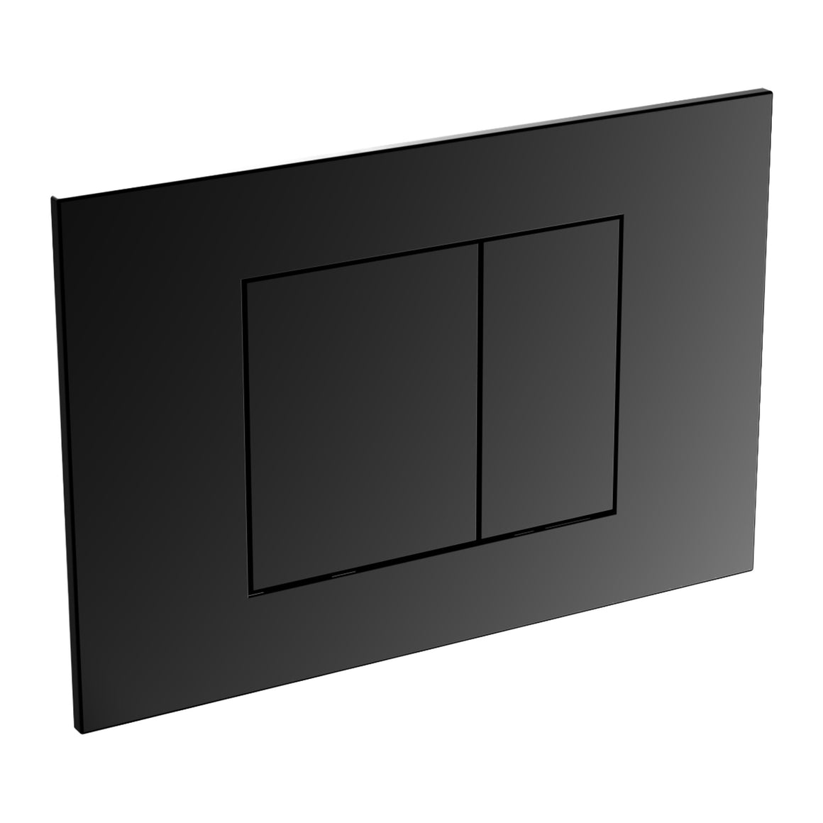 Hotbath &More BAS320 bedieningspaneel voor Geberit UP320/UP720 en TECE Box 8 Gepolijst zwart PVD productfoto