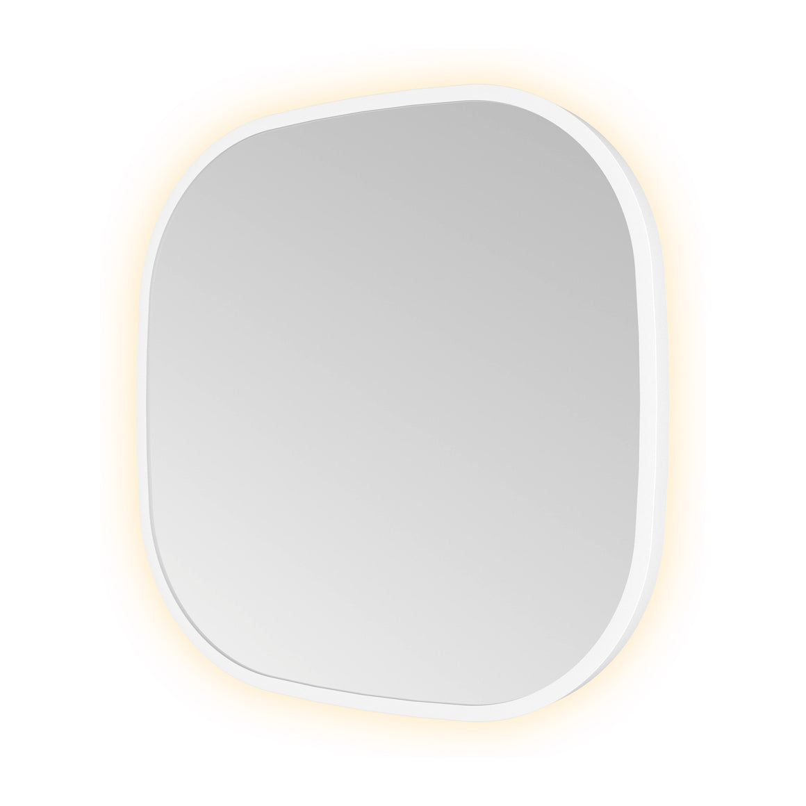 Hotbath &More Contour spiegel met LED-verlichting en spiegelverwarming Mat wit 40x40 cm productfoto