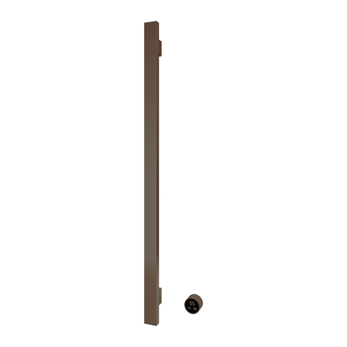 Hotbath &More elektrische handdoekwarmer Square verticaal 135 cm Tuscan bronze 1 rail productfoto