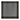 Hotbath &More inbouwnis 10 cm diep Geborsteld gunmetal PVD 30x30x10 cm Frameless productfoto