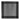 Hotbath &More inbouwnis 10 cm diep Geborsteld gunmetal PVD 30x30x10 cm Met rand productfoto