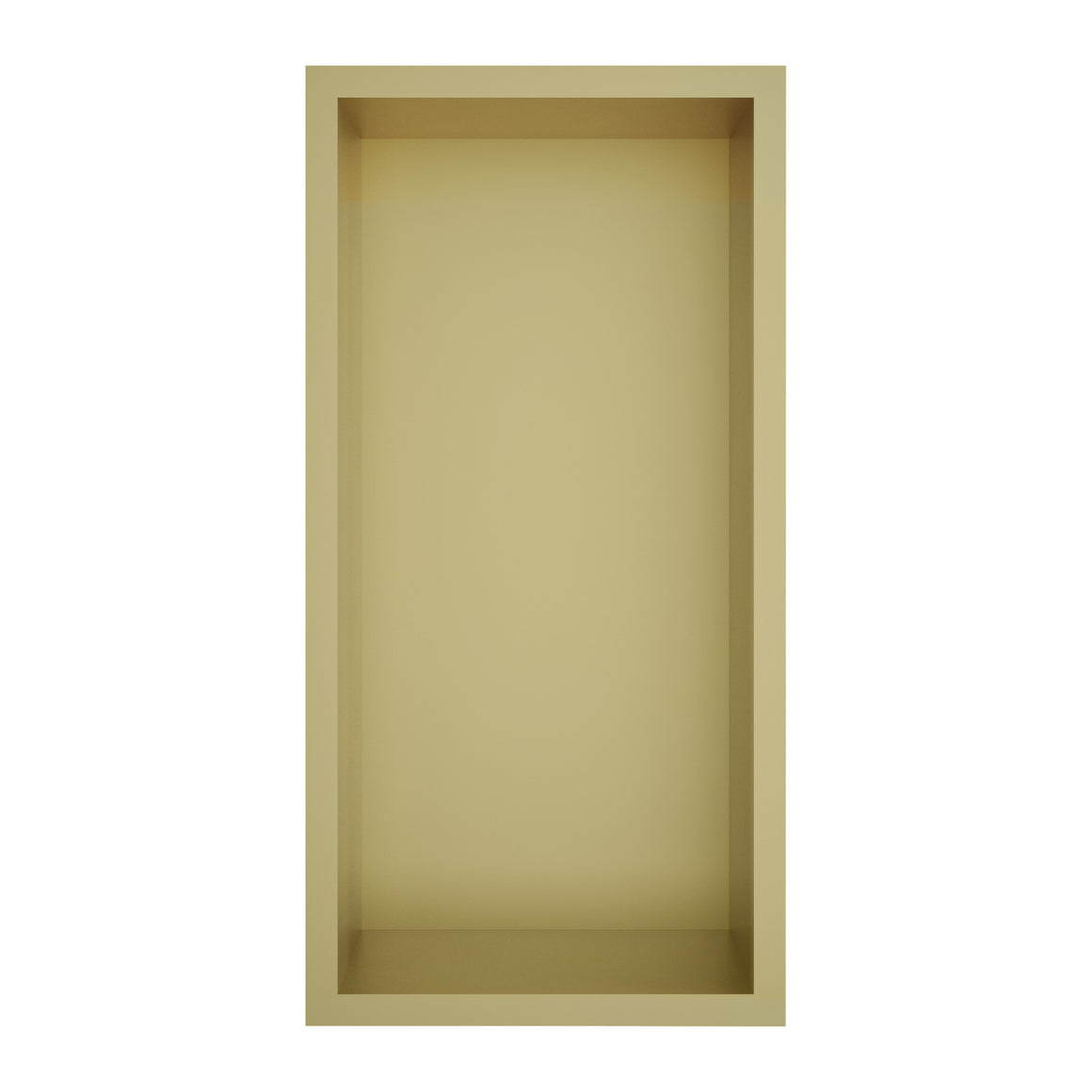 Hotbath &More inbouwnis 10 cm diep Geborsteld messing PVD 30x15x10 cm Met rand productfoto
