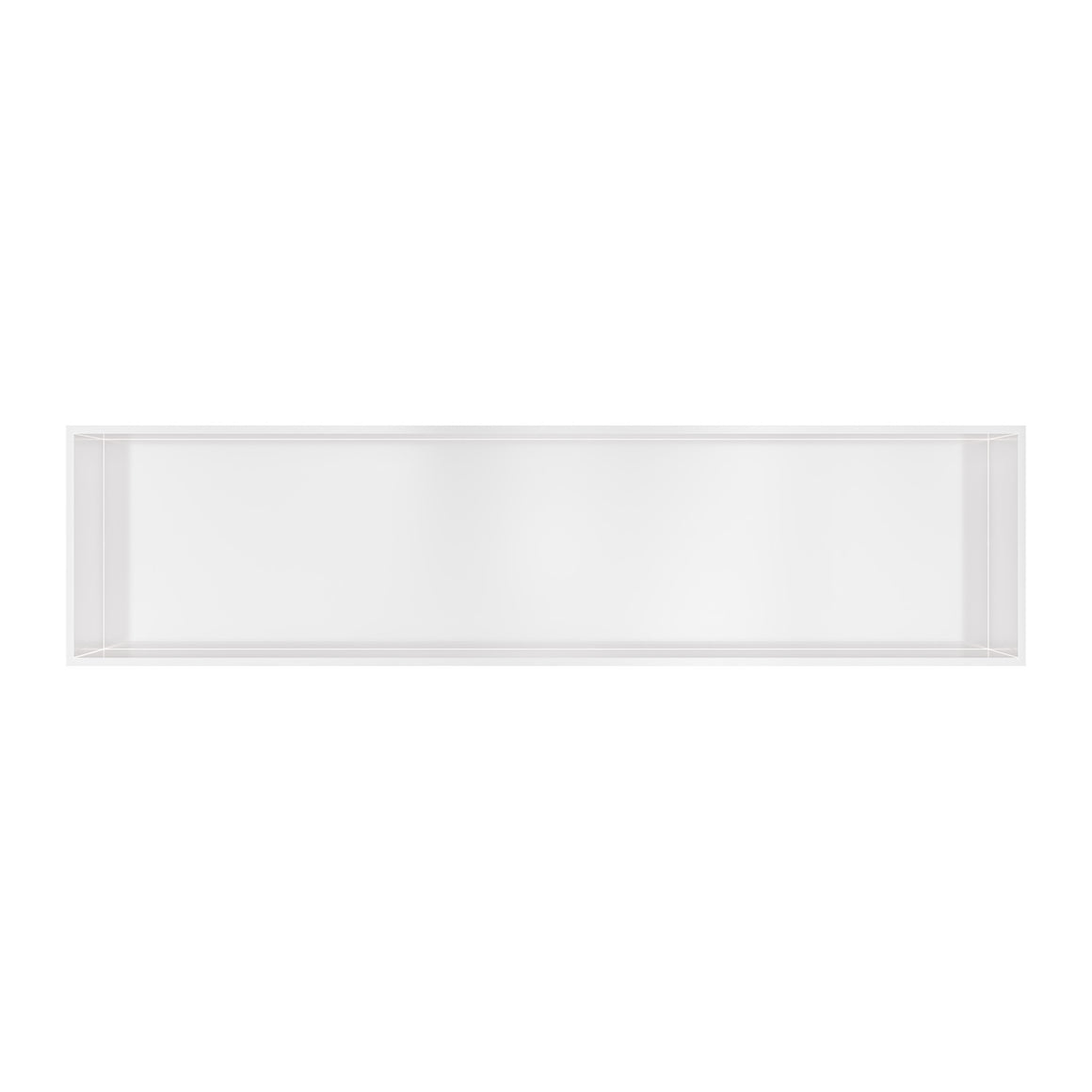 Hotbath &More inbouwnis 10 cm diep Mat wit 30x120x10 cm Met rand productfoto