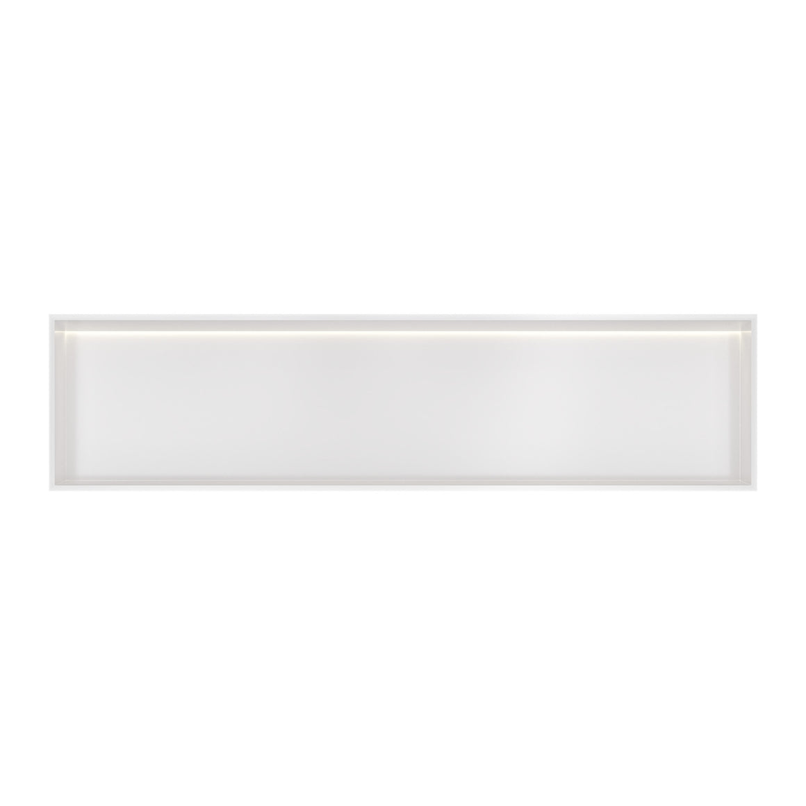Hotbath &More inbouwnis 10 cm diep Mat wit 30x120x10 cm Met rand en LED productfoto