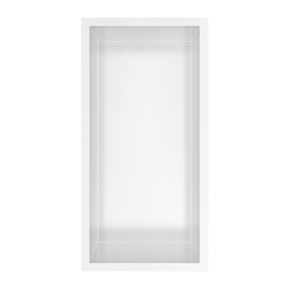 Hotbath &More inbouwnis 10 cm diep Mat wit 30x15x10 cm Met rand productfoto
