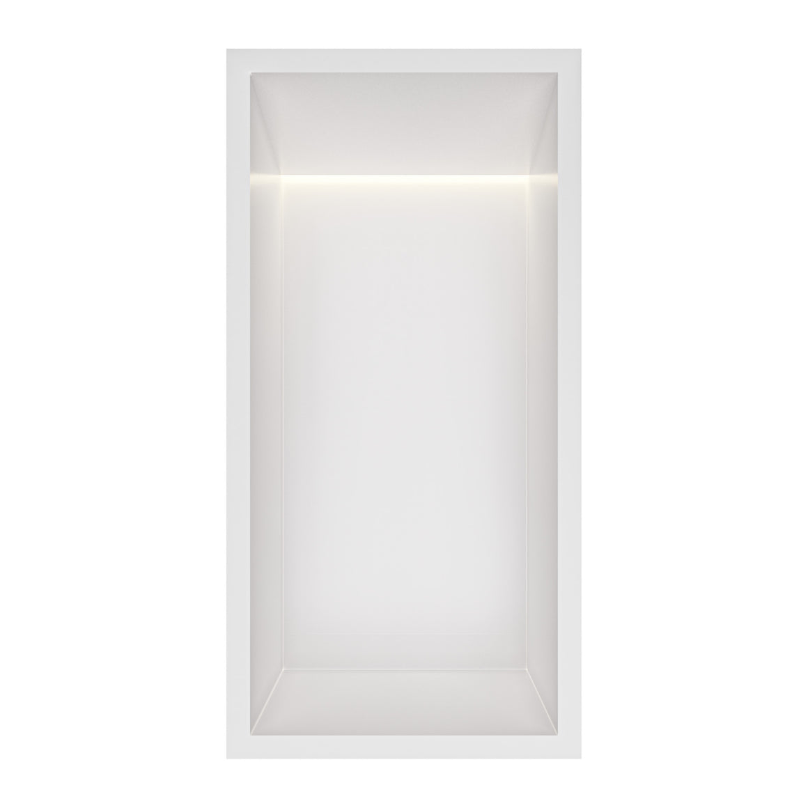 Hotbath &More inbouwnis 10 cm diep Mat wit 30x15x10 cm Met rand en LED productfoto