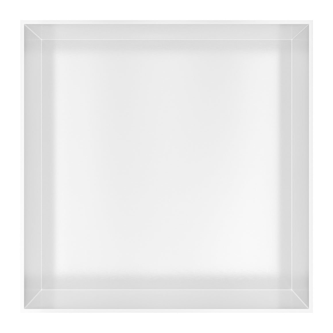 Hotbath &More inbouwnis 10 cm diep Mat wit 30x30x10 cm Frameless productfoto