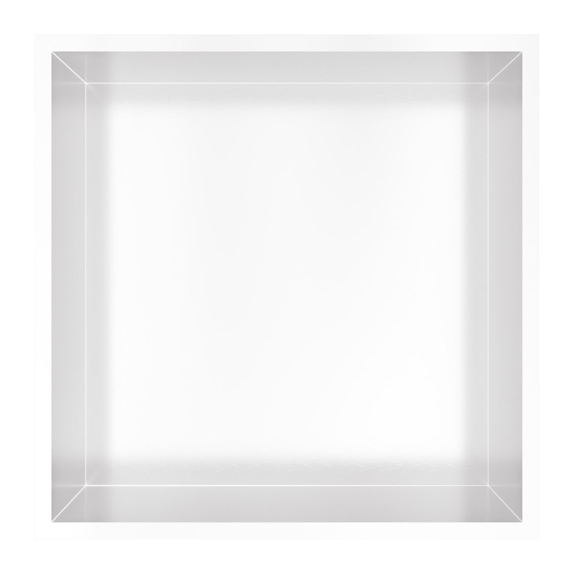 Hotbath &More inbouwnis 10 cm diep Mat wit 30x30x10 cm Met rand productfoto