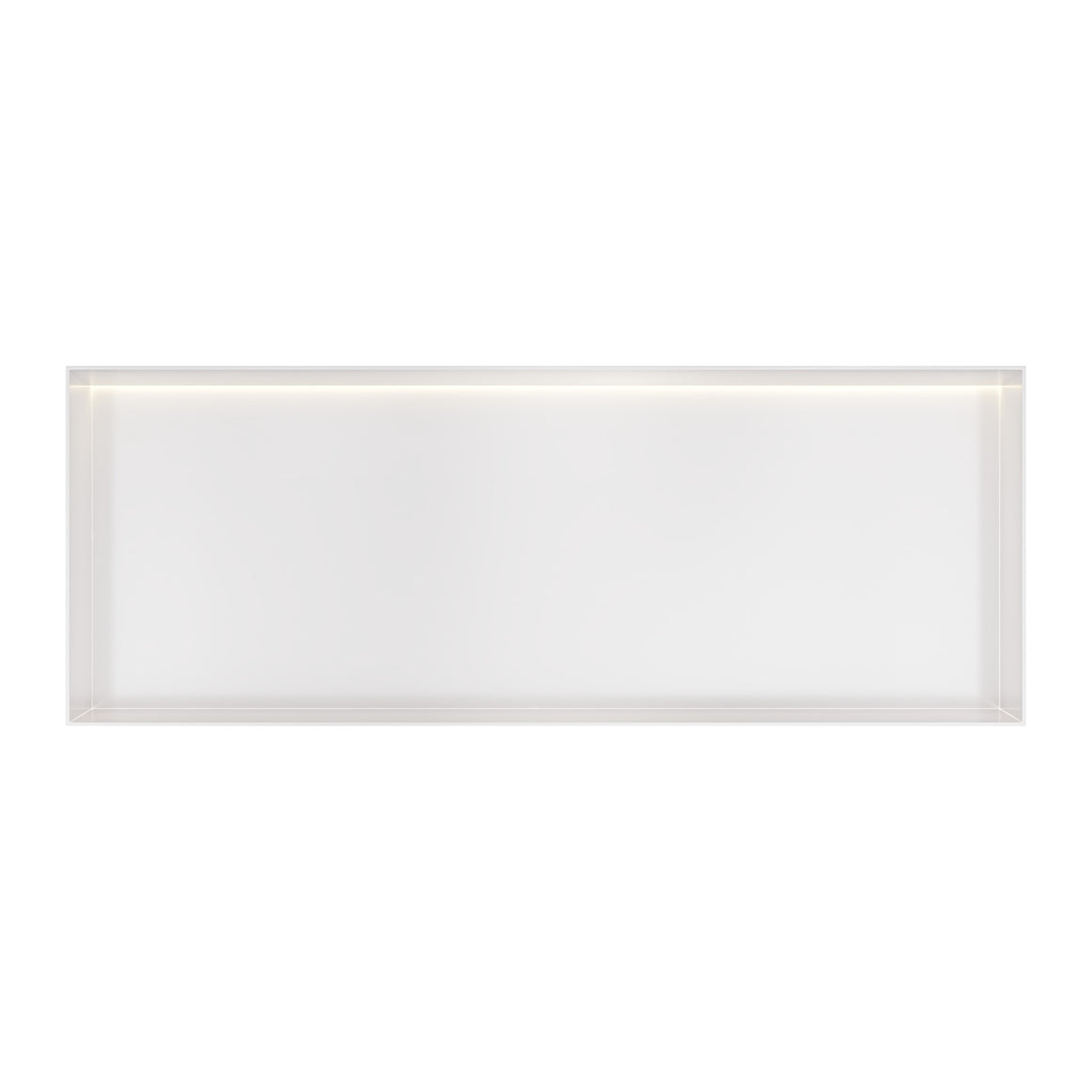 Hotbath &More inbouwnis 10 cm diep Mat wit 30x80x10 cm Frameless met LED productfoto