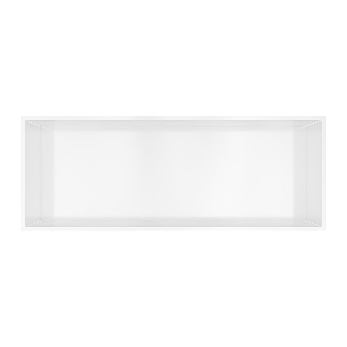 Hotbath &More inbouwnis 10 cm diep Mat wit 30x80x10 cm Met rand productfoto