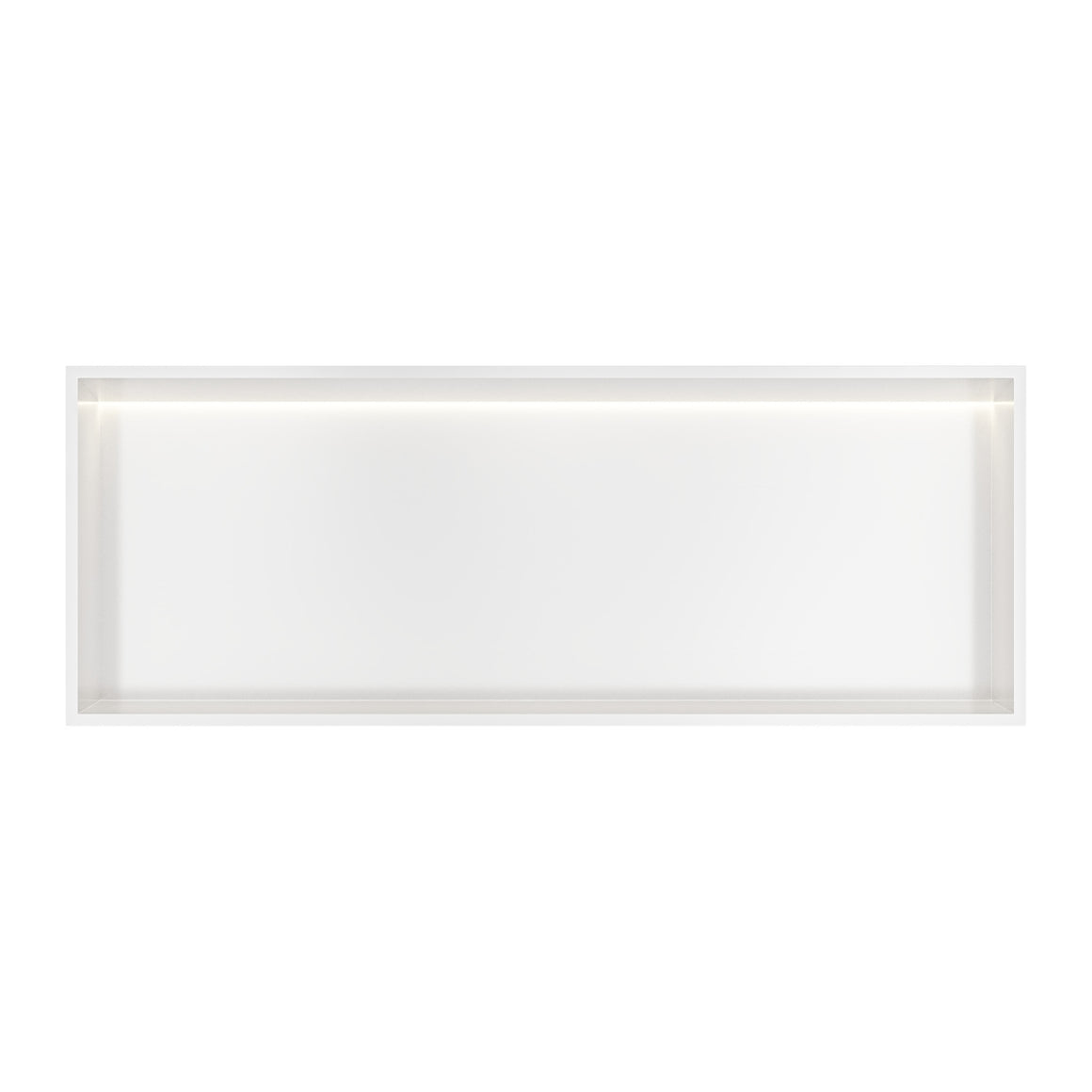 Hotbath &More inbouwnis 10 cm diep Mat wit 30x80x10 cm Met rand en LED productfoto