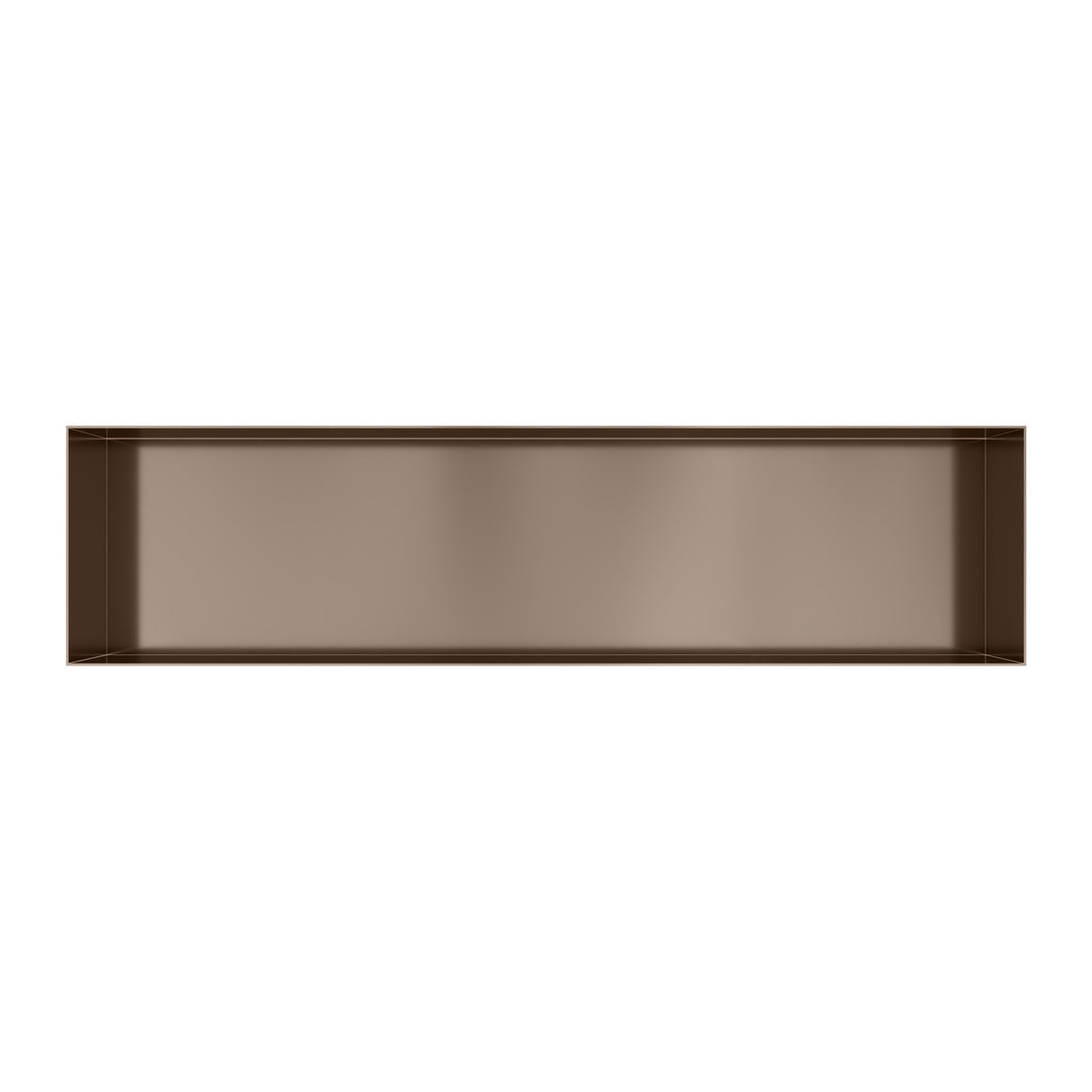 Hotbath &More inbouwnis 10 cm diep Tuscan bronze 30x120x10 cm Frameless productfoto