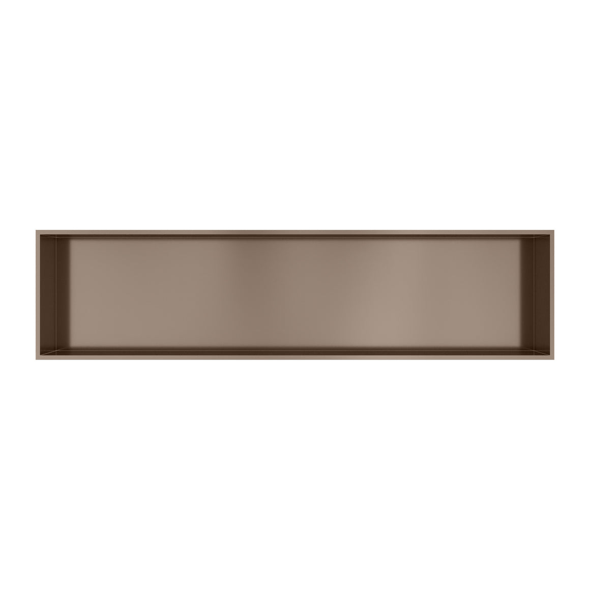 Hotbath &More inbouwnis 10 cm diep Tuscan bronze 30x120x10 cm Met rand productfoto