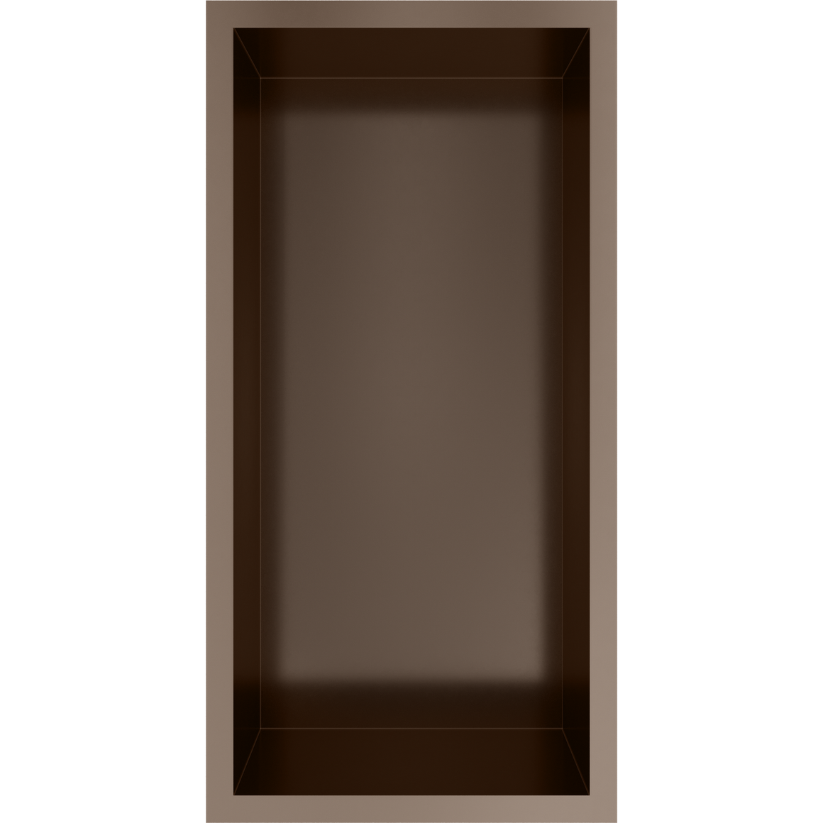 Hotbath &More inbouwnis 10 cm diep Tuscan bronze 30x15x10 cm Met rand productfoto