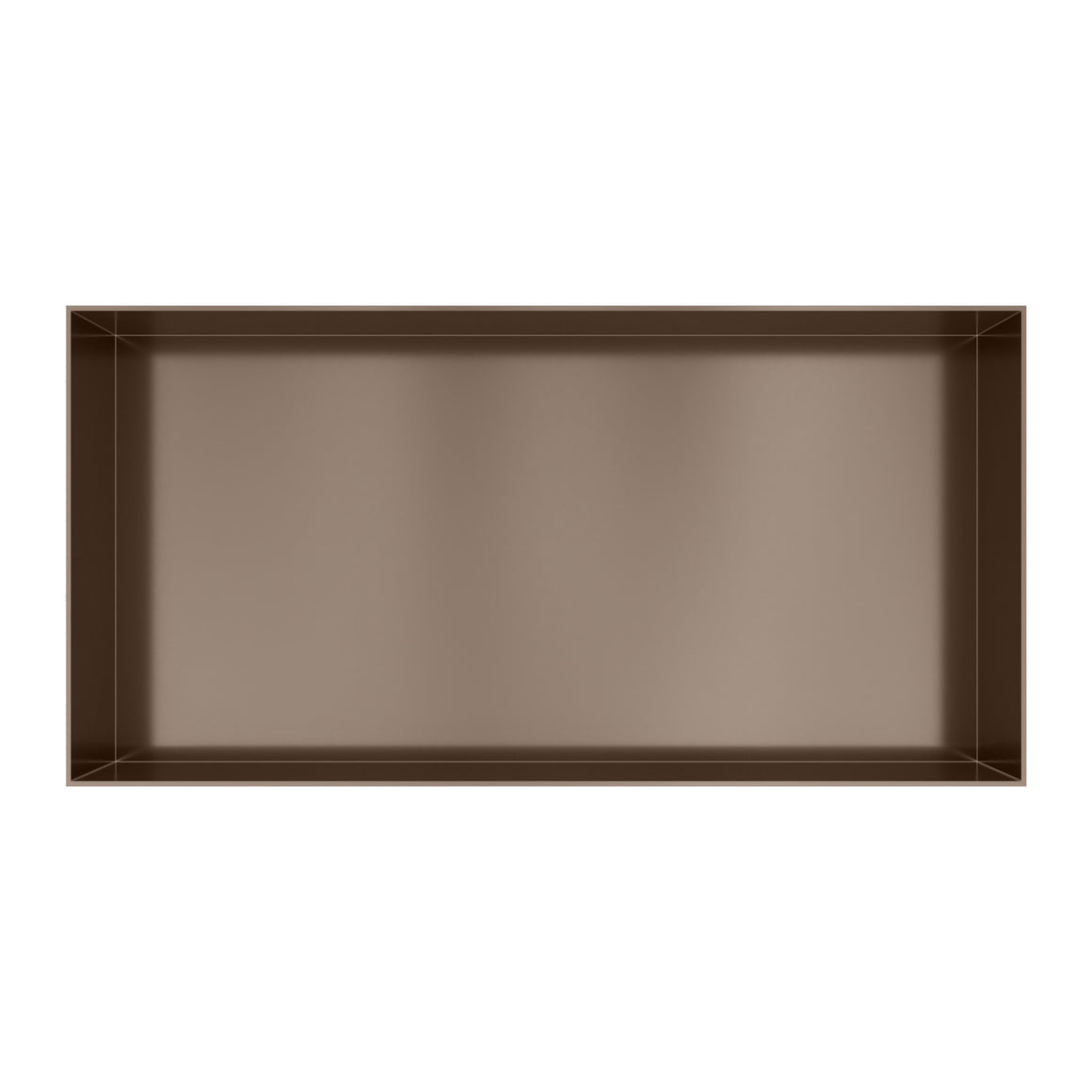 Hotbath &More inbouwnis 10 cm diep Tuscan bronze 30x60x10 cm Frameless productfoto