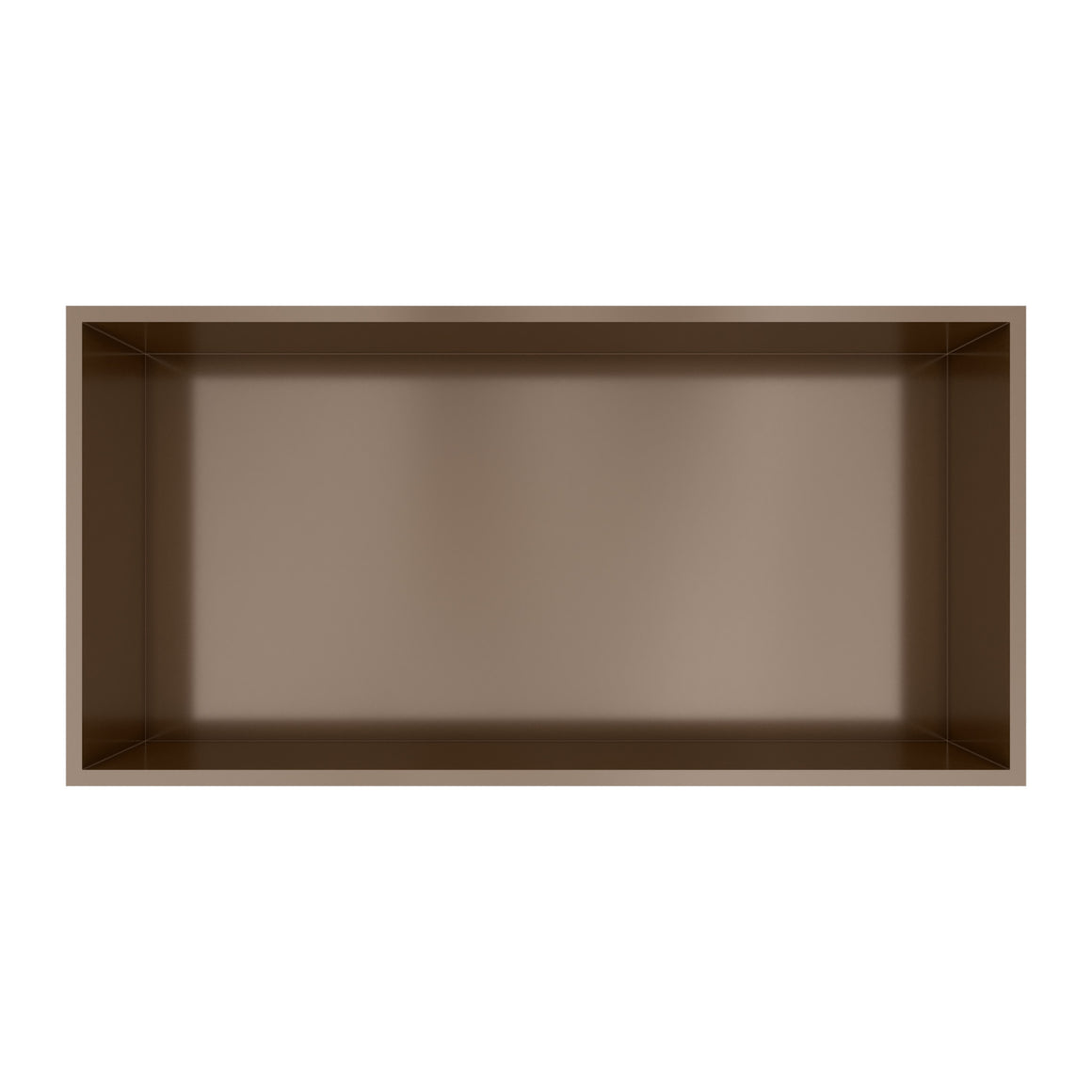 Hotbath &More inbouwnis 10 cm diep Tuscan bronze 30x60x10 cm Met rand productfoto