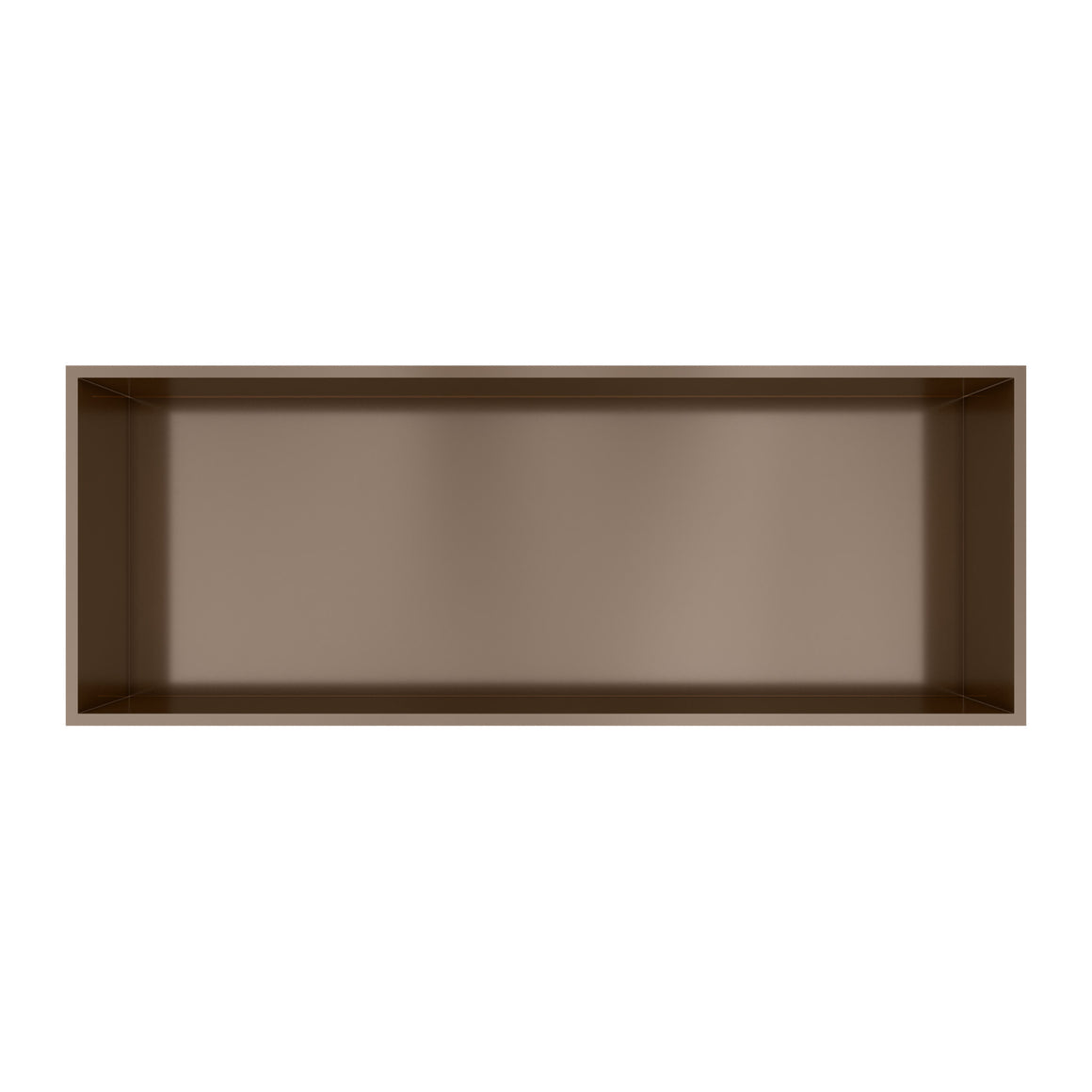 Hotbath &More inbouwnis 10 cm diep Tuscan bronze 30x80x10 cm Met rand productfoto