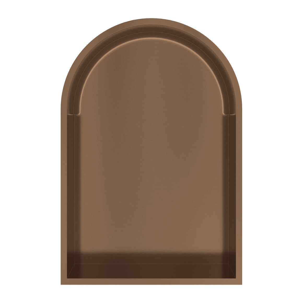 Hotbath &More inbouwnis toogmodel 30x45x10 cm Tuscan bronze Met rand en LED productfoto (kleurimpressie)