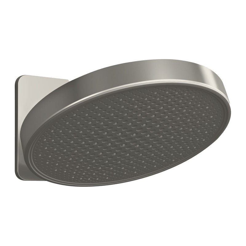 Hotbath &More M620 inbouw hoofddouche rond 30 cm met inbouwbox 2 functies Geborsteld nikkel productfoto (kleurimpressie)