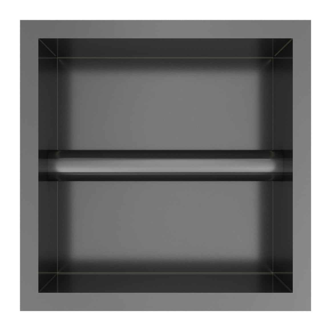 Hotbath &More PH016 inbouw toiletrolhouder Geborsteld gunmetal PVD productfoto